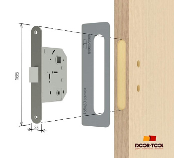 3.44 Вставка-шаблон DOOR-TOOL для замка купе 165х23 мм
