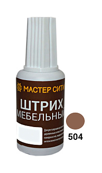 МС Штрих мебельный Зелено-коричневые 504  (Дуб темный)