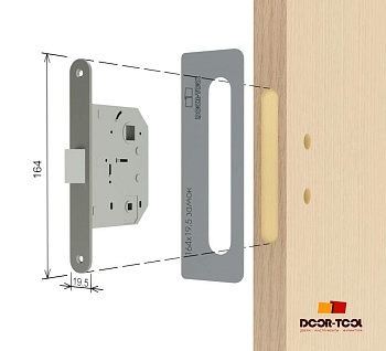 3.47 Вставка-шаблон DOOR-TOOL для замка 164х19,5 мм